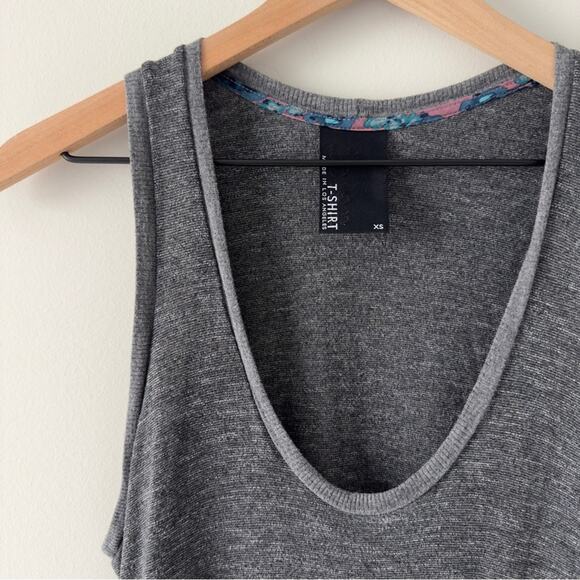 Anthropologie Dolan T-Shirt Jumpsuit adjustable tie waist pockets scoop neck XS - Picture 5 of 11